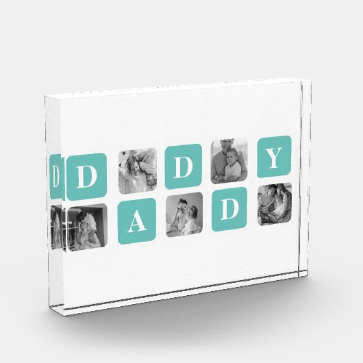 Modern Collage Foto Happy Vathers Day Gift (Links)