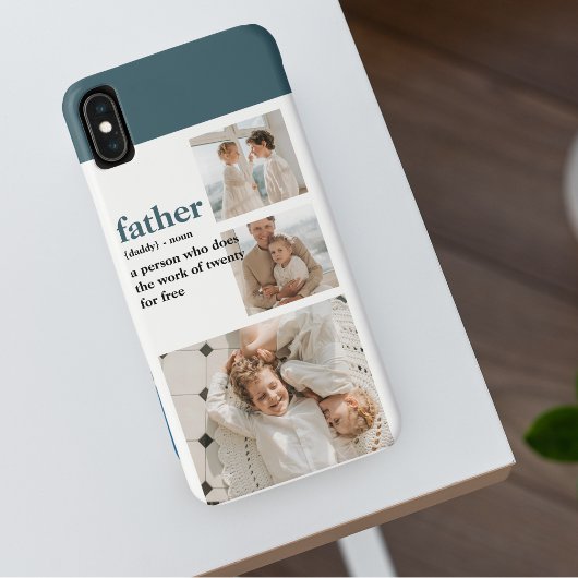 Modern Collage Foto Happy Vathers Day Gift Case-Mate iPhone Hülle