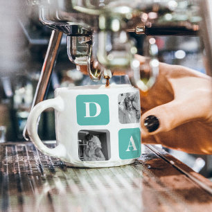 Modern Collage Foto Happy Vathers Day Gift Espressotasse