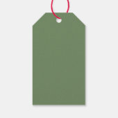 Modern Collage Foto & Happy Vathers Day Gift Geschenkanhänger (Rückseite)