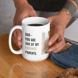 Modern Collage Foto & Happy Vathers Day Gift Kaffeetasse