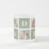 Modern Collage Foto & Happy Vathers Day Gift Mattglastasse (Mittel)