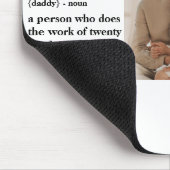 Modern Collage Foto Happy Vathers Day Gift Mousepad (Ecke)
