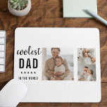 Modern Collage Foto Happy Vathers Day Gift Mousepad<br><div class="desc">Das "Modern Collage Foto Colorful Best Vater Ever Gift" ist ein personalisiertes und einzigartiges Geschenk für jeden Papa, der es verdient, gefeiert zu werden. Das Geschenk ist ein Collage Foto, das aus mehreren Einzelbildern besteht, die sorgfältig arrangiert wurden, um ein atemberaubendes und auffälliges Design zu schaffen. Das Geschenk ist ein...</div>