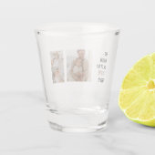 Modern Collage Foto & Happy Vathers Day Gift Schnapsglas (Rückseite)