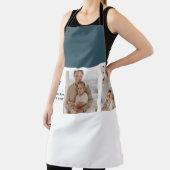 Modern Collage Foto Happy Vathers Day Gift Schürze (InSitu)