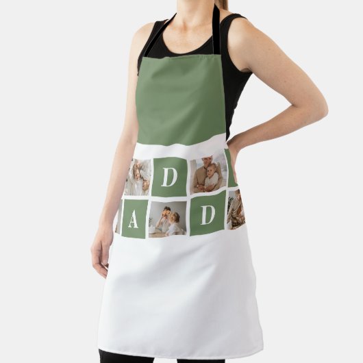 Modern Collage Foto & Happy Vathers Day Gift Schürze (InSitu)