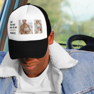 Modern Collage Foto & Happy Vathers Day Gift Truckerkappe
