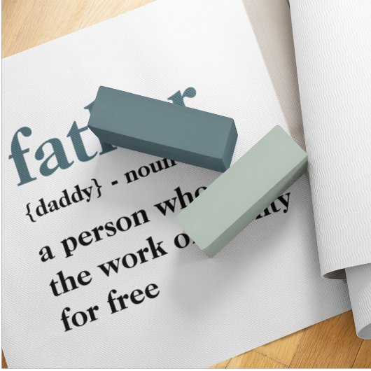 Modern Collage Foto Happy Vathers Day Gift Yogamatte