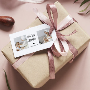 Modern Collage Foto Liebe Ihr Oma Bestes Geschenk Geschenkanhänger