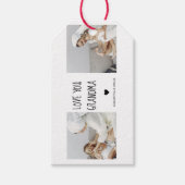 Modern Collage Foto Liebe Ihr Oma Bestes Geschenk Geschenkanhänger (Vorderseite)