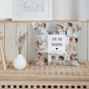 Modern Collage Foto Liebe Ihr Oma Bestes Geschenk Kissen