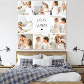 Modern Collage Foto Liebe Ihr Oma Bestes Geschenk Leinwanddruck (Insitu (Schlafzimmer))
