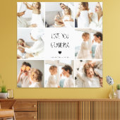 Modern Collage Foto Liebe Ihr Oma Bestes Geschenk Leinwanddruck (Insitu (Wohnzimmer))