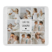 Modern Collage Foto Liebe Ihr Oma Bestes Geschenk Schneidebrett (Vorderseite)