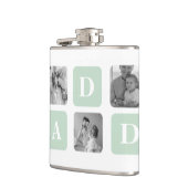 Modern Collage Foto Mint & Happy VathersDay-Gesche Flachmann (Links)