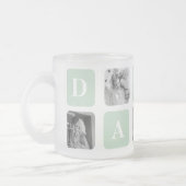 Modern Collage Foto Mint & Happy VathersDay-Gesche Mattglastasse (Links)