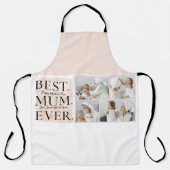 Modern Collage Foto von Pink Happy Mothers Day Schürze (Vorderseite)