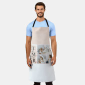 Modern Collage Foto von Pink Happy Mothers Day Schürze (Getragen)