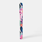 Modern Colorful Abstract Floral Pattern iPhone 16 Hülle (Linke Seite)
