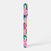 Modern Colorful Abstract Floral Pattern iPhone 16 Hülle (Rechte Seite)