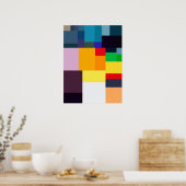Modern Colorful Abstract Poster (Küche)