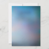 Modern Colorful Balloons 1st Birthday Party Einladung (Rückseite)