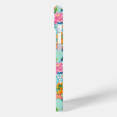 Modern Colorful Blooming Cacti Personalized Case-Mate iPhone Hülle (Rückseite / Links)