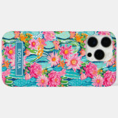 Modern Colorful Blooming Cacti Personalized Case-Mate iPhone Hülle (Rückseite (Horizontal))