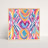 Modern Colorful Contemporary | Watercolor Bright Poster