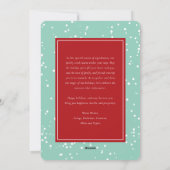 Modern Colorful Fun Candy Stripes Weihnachten Foto (Rückseite)