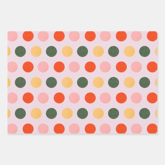 Modern Colorful Geometric Geschenkpapier Set (Vorderseite 2)