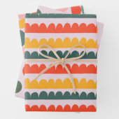 Modern Colorful Geometric Geschenkpapier Set (Beispiel)