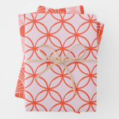 Modern Colorful Geometric Geschenkpapier Set (Beispiel)