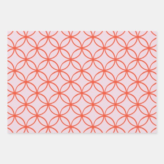 Modern Colorful Geometric Geschenkpapier Set (Vorderseite)