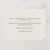 Modern Colorful Grid frohe Weihnachten Zwei Foto (Rückseite)