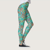 Modern Colorful Paisley Leggings (Rechts)