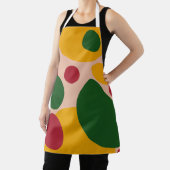 Modern Colorful Polka Dot Apron  Schürze (InSitu)