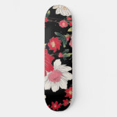 Modern Colorful Sakura Flower Japan Birthday party Skateboard (Vorderseite)
