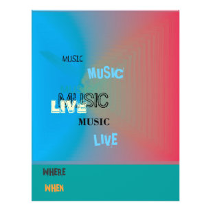 Modern Colourful Music Event Flyer