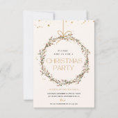 Modern 'Come Hang Out' Weihnachtsfeiertag Party Einladung (Vorderseite)