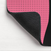 Modern Comic Book Pop Art of Woman's Face Mousepad (Ecke)