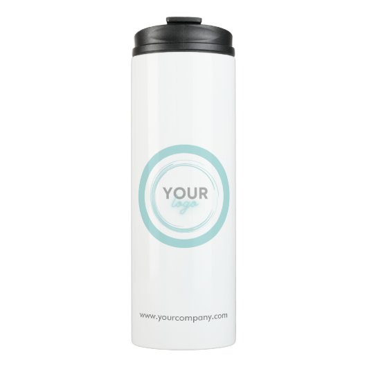 Modern Company Logo Branded Business Thermosbecher (Vorderseite)