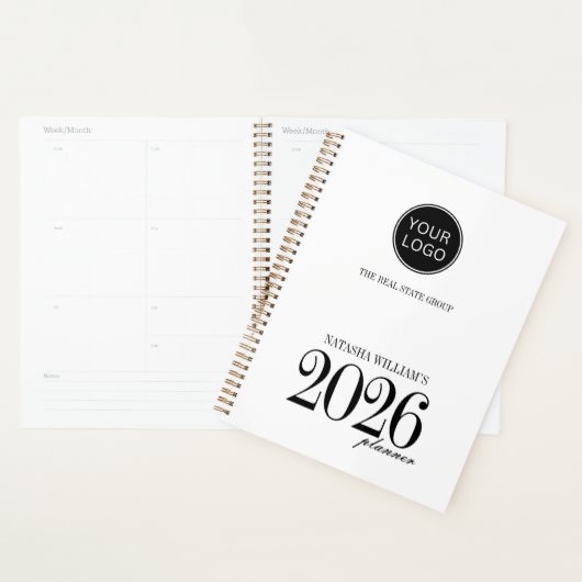 Modern Company Logo Custom 2026 Planner Planer (Anzeige)