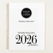 Modern Company Logo Custom 2026 Planner Planer (Vorderseite)