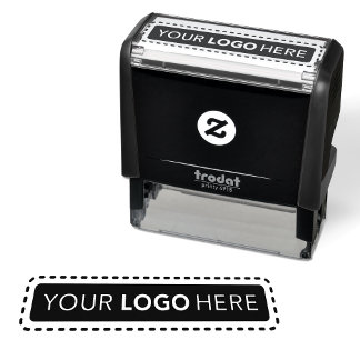 Modern Company Logo - Custom Sellf-Inking Stamp Permastempel