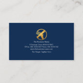 Modern Concept Chic Beruflich Logistics Manager Visitenkarte (Rückseite)