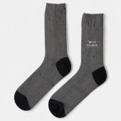 Modern Concrete White and Dark Gray Socken (Linkes Detail)
