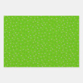 Modern Confetti auf Green, Red & Golden Geschenkpapier Set (Vorderseite 2)