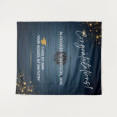 Modern Congratulations Dentist Graduation Wandteppich (Vorderseite (Horizontal))